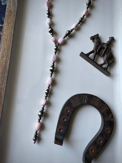 The Dusty Rose Lariat Strand