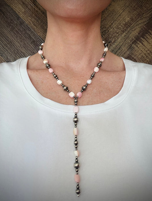 The Dusty Rose Lariat Strand